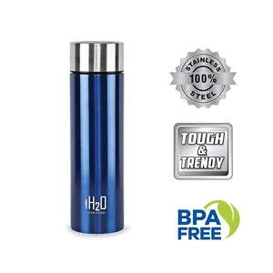 Cello H2O Stainless Steel Water Bottle, 1L, (Blue)