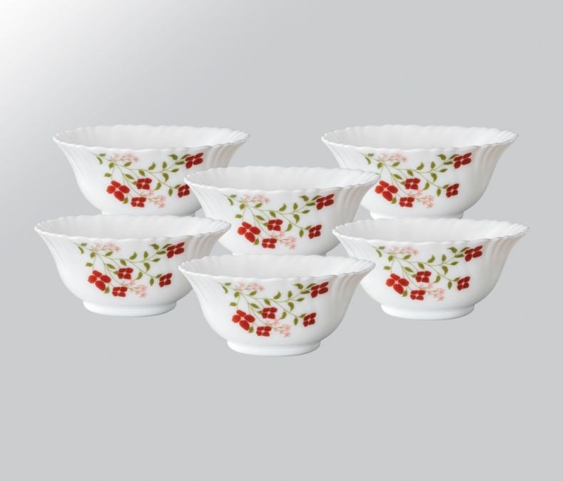 Larah By Borosil Opalware Soup Bowl Set Janus