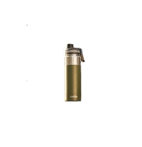 Cello Duro Tuff Steel Series- Sprint Double Walled Stainless Steel Water Bottle,1 Piece, 850 ml, Green