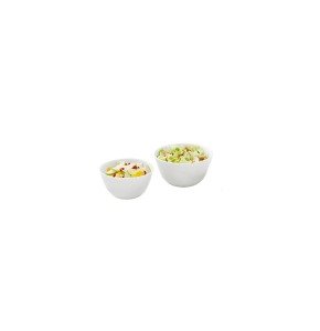 Lahah By Borosil Snow Mixing Bowl w Lid, Set of 2(500ml+750ml)