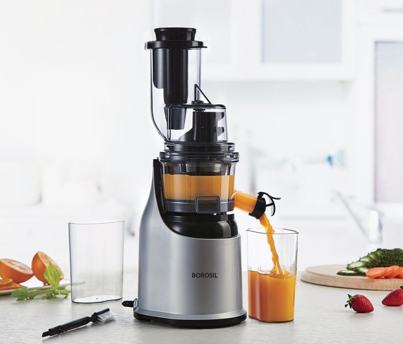 Borosil Health Pro Cold Pro Slow Juicer 200-Watt Slow Juicer (Black)