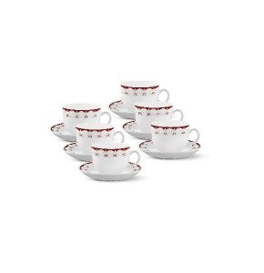 Regal Elegance: Royal Brown Cup & Saucer Set for an Exquisite Tea Time Experience