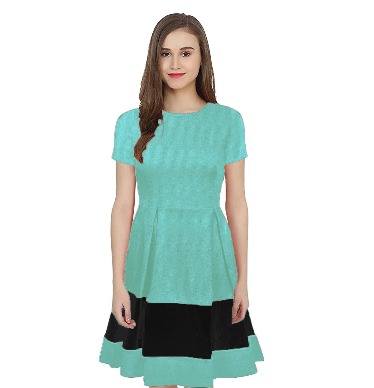 Women Skater Multicolor Dress