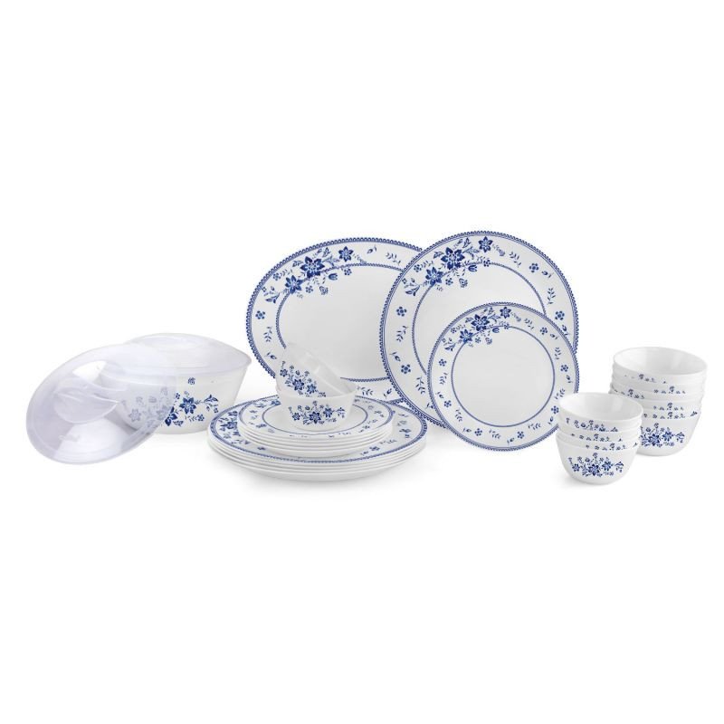 Cello Opalware Florenza Zinnia Dinner Set - Pack of 29 Pcs