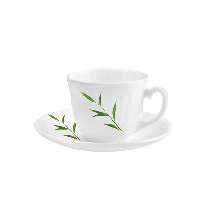 Cello Bella Bamboo Grove Cup Saucer 6 Piece Cup 6 Piece Saucer