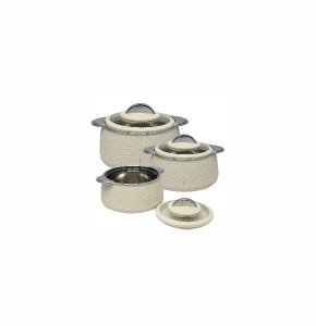 Jaypee Plus Casserole Fabrene Set of 3 Ivory