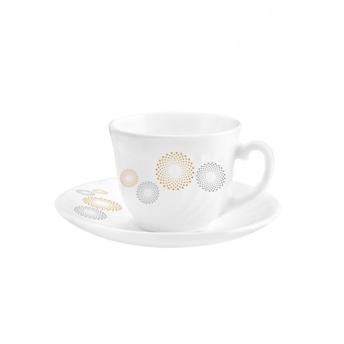 Cello Bella Crazy Dots Cup Saucer Set 6 Pair