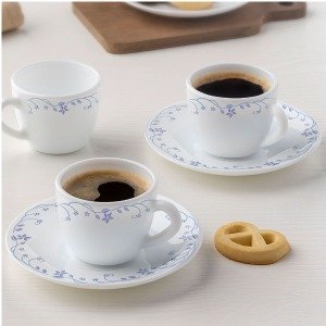 Flora Cup n Saucer Set - 140 ml: Charm and Style for Your Daily Tea Rituals