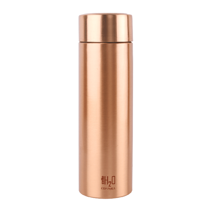 Cello H2O Coppura Classic Water Bottle, 1 Pc, Brown