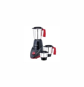 Morphy Richards Aero Plus  500-Watt Mixer Grinder with 3 Jars (Black/Wine)