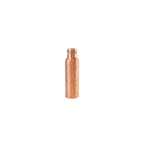 Cello Cop- Pura YOG Copper Water Bottle, Hammered, 1000ml, Copper