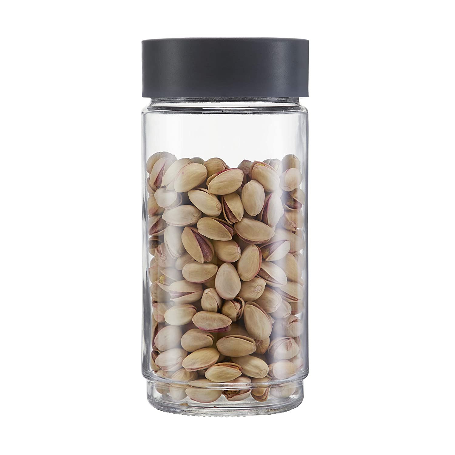 Cello Modustack Glassy Storage Jar, Stackable, Clear, 1000ml