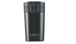 Borosil Vacuum Insulated Hydra Coffeemate Stainless Steel Travel Mug-Hot and Cold Tea & Coffee Travel Mug 300 ml