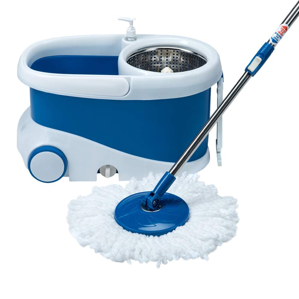 Cammy Regal Spin Cleaning Mop, 360 Cleaning Mop, 360 Spin Mop Set with Bucket-with 2 Refills