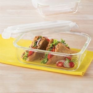 Borosil Klip-N-Store Rectangle Storage Container 2 Liter